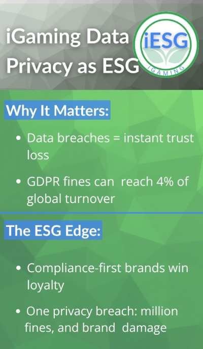 igaming data privacy infographic