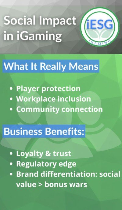social impact in igaming infographic