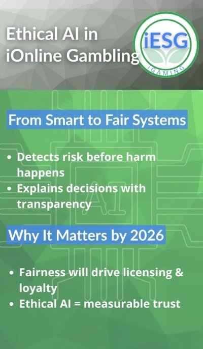 ethical ai in online gambling infographic