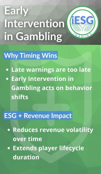 early intervention in gambling