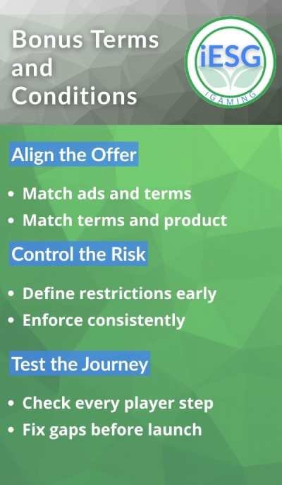 bonus terms and conditions infographic
